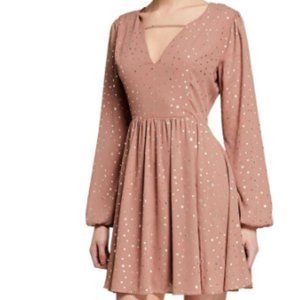 BCGBGeneration Dusty Pink Star Cocktail Dress - Size 8
